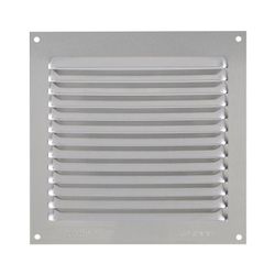 Grille De Ventilation 15X15 0,6Mm Argent