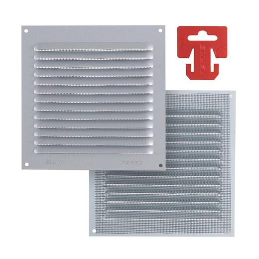 Grelha de Ventilação Al 15X15 C/Mosq Plat