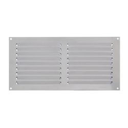Grille De Ventilation 15X30 0,6Mm Argent