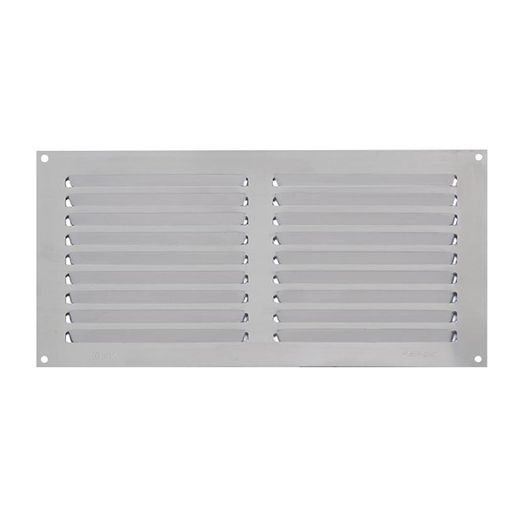 Grille De Ventilation 15X30 0,6Mm Argent