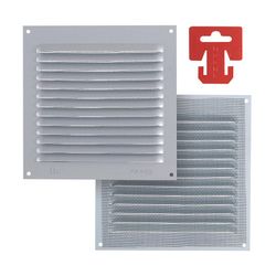 Grelha de Ventilação Al 17X17 C/Mosq Plat