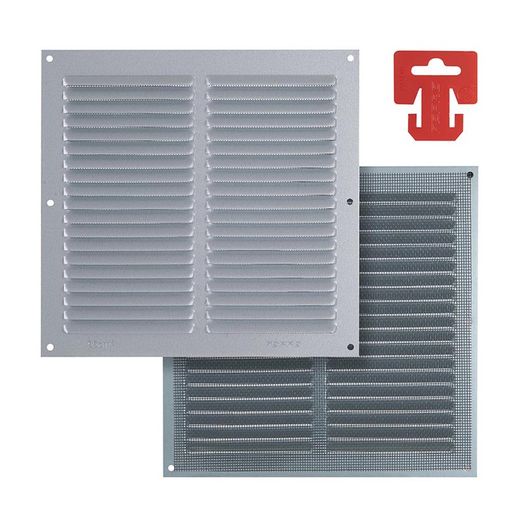 Grelha de Ventilação Al 20X20 C/Mosq Plat