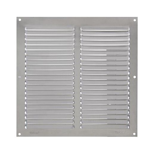 Reixeta Ventilació Al 25X25 0.6Mm Plata