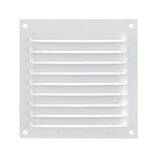 Reixeta Ventilacion Alum.10X10 0.6Mm Bca