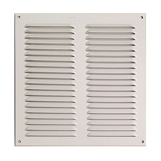 Rejilla ventilación con mosquitera interior Rejilla Vent.Alum.20X20 Bca.Mosquitera