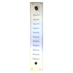 Rejilla Ventilacion Regulable  4.5X24 Bl