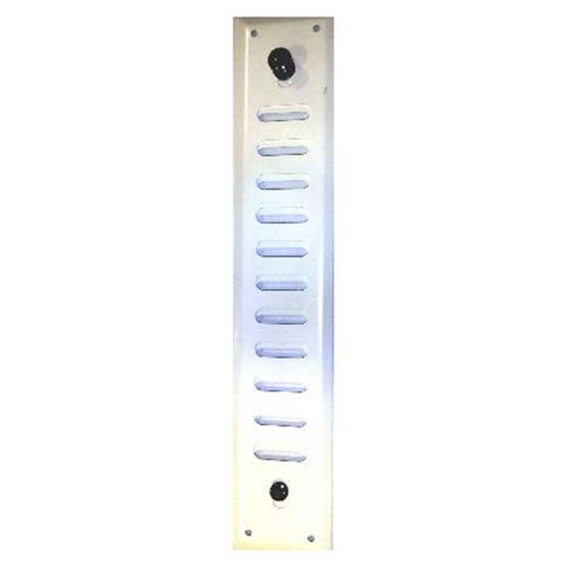 Rejilla Ventilacion Regulable  4.5X24 Bl