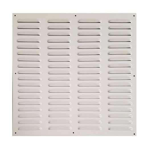 Rejilla ventilación. Rejilla Vent.Alum.C/Borde.1,2X50X50 Bca.