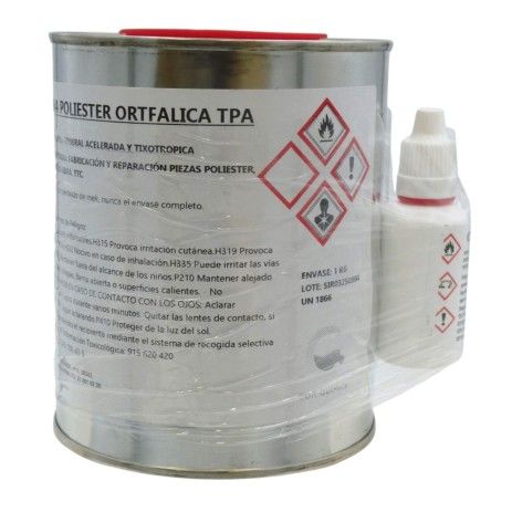 Résine polyester 1k + catalyseur Dirsa