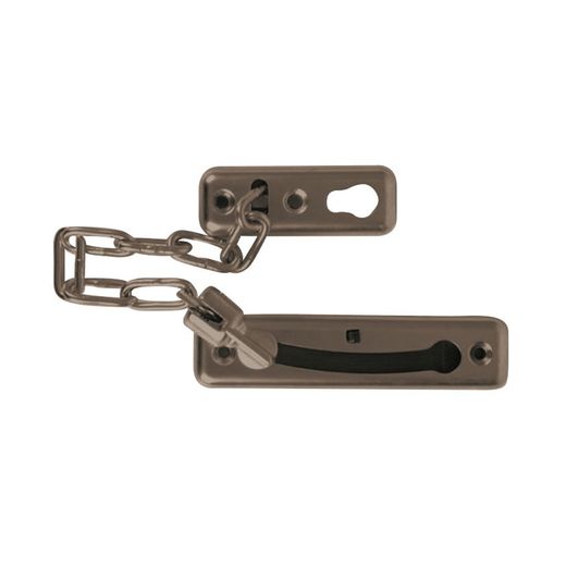 Retenidor cadena per a portes EHL. Retenidor De Porta C/Cadena Cuir