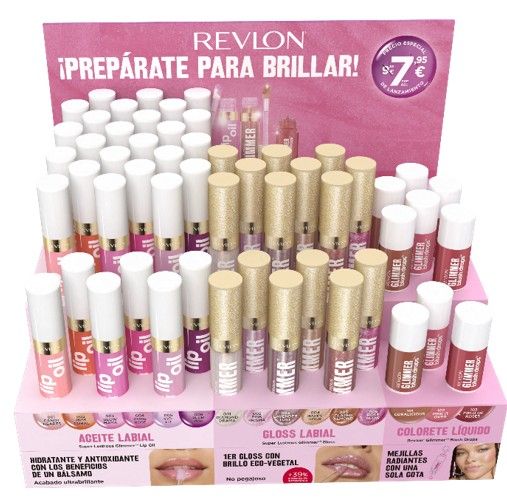 Revlon Labios Y Colorete Glimmer Lote(42