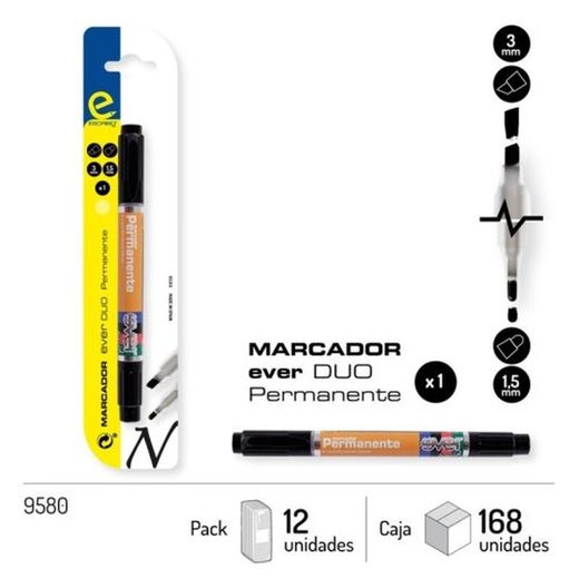 Marqueurs Duo 1,5 mm-3 mm 9580