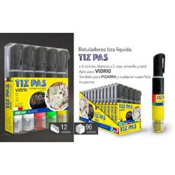 Marcadores de giz de vidro líquido (5U) R-9971