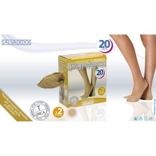 Protège-pieds (Pinki) Beige 2 Paires R-10231