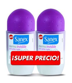 Déo Sanex. Rollon Double Invisible (*)