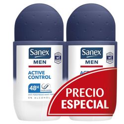Sanex Desodorante. Rollon Men Active Duplo (*)
