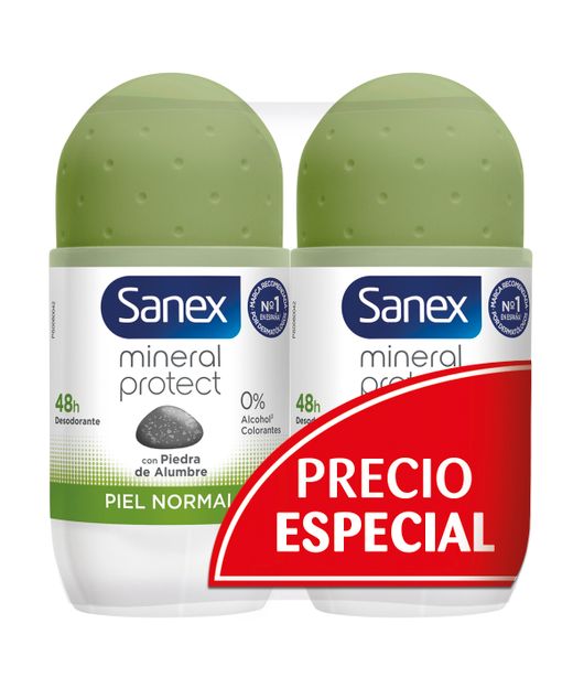 Sanex Deo. Rollon Mineral Pro (Duplo)