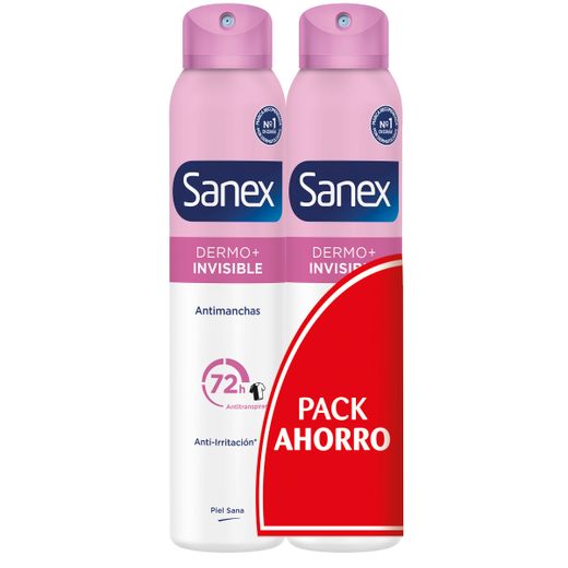 Sanex Deo. Spray 200 Invisible (Duplo)