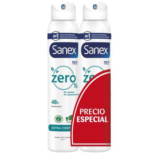 Sanex Deo. Spray 200 Zero Extra Duplo(*)
