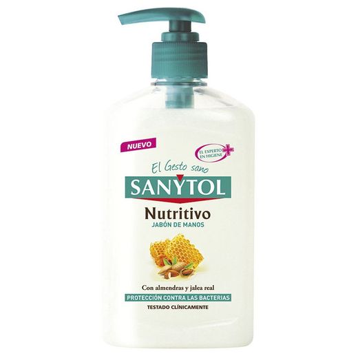 Dosage du savon pour les mains Sanytol. Nutritif 250