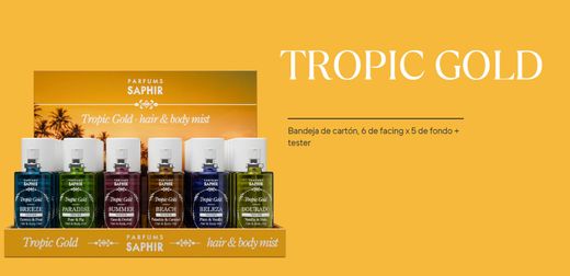 Saphir Tropic Gold Hair Mist Lote(30)