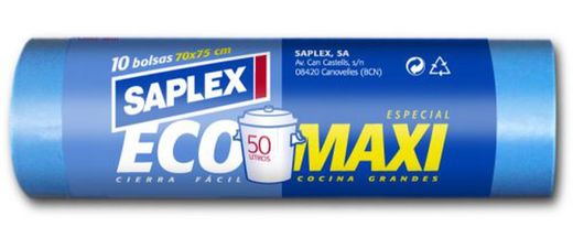 Sac Saplex Bleu C/F 70X75 (10) 50L