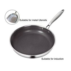 Sartén acero Inox Pro 20 cm.