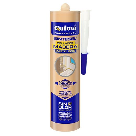 Sellador acrílico siliconado QUILOSA Sintesel Sellador Sintesel Haya 300 Ml