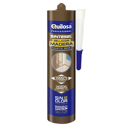 Mastic silicone acrylique QUILOSA Sintesel Sintesel Wengue Mastic 300 Ml.