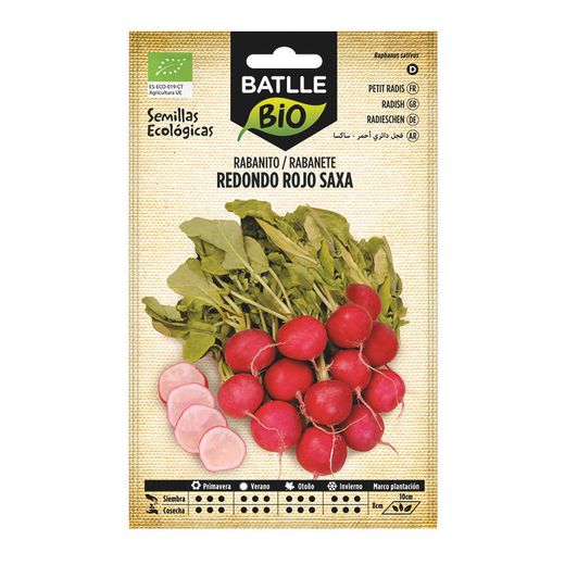 Semillas Rabanito  Rojo Eco Bio 10 Bol