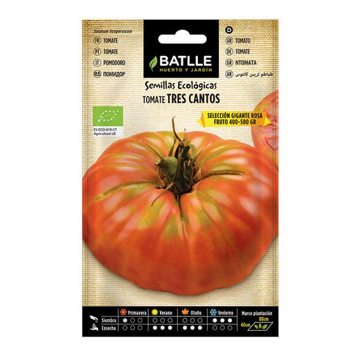 Semillas Tomate Tres Cantos Gigante10bol