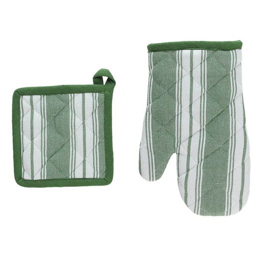 Sèrie Textile Verd. Manopla+Agafador