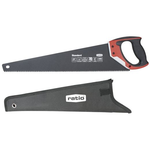 Serrucho de mano RATIO serie standard. Serrucho Mgo.Bi-Material 500Mm.Ratio