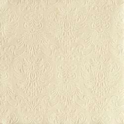 Serviette 33x33 cm. gravure lisse crème. Forfait 16 unités