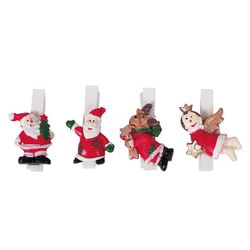 Set 9 Pinces Figures Vermell 45X25X2 Cm.