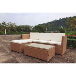 Ensemble long Lanzarote Iii en rotin Sint+Chaise