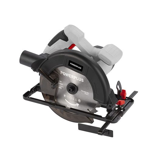 Scie circulaire 1200W. Taille de la lame 185 mm. Bouton de verrouillage. Inc.