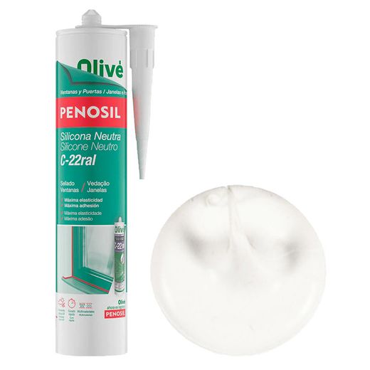 Silicone neutro C-22 PVC branco 300ml
