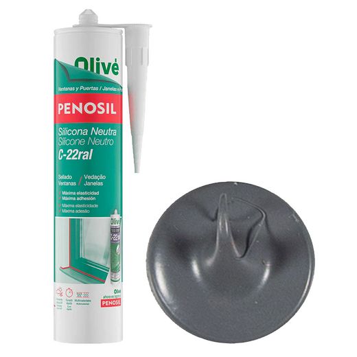 Silicona Neutra C-22 Gris R7011 300ml