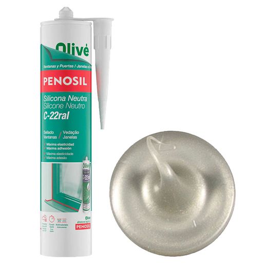 Silicona Neutra C-22 Inox Dorado 300ml