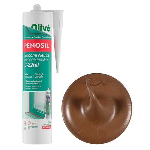 Silicona Neutra C-22 Marron  R8007 300ml