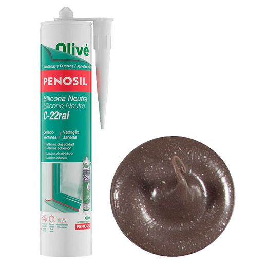 Silicona Neutra C-22marrĂłn Moteado 300ml