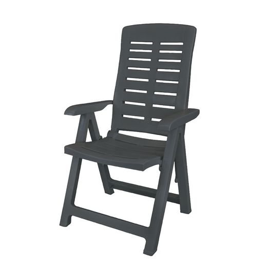 Butaca Multiposició Resina Antracita