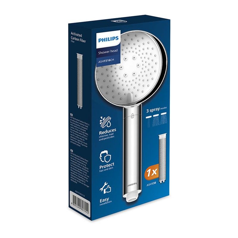 Sistema filtrante teleducha Philips. Capacidad filtración 5.000lts.