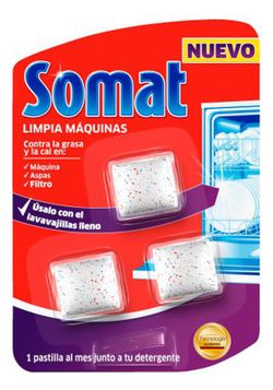 Somat Nettoyant Machine Tablettes 3 Doses