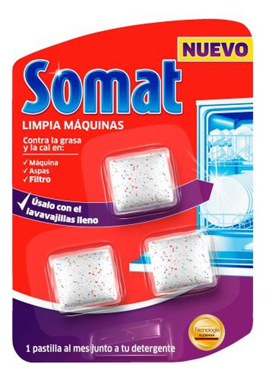 Somat Nettoyant Machine Tablettes 3 Doses