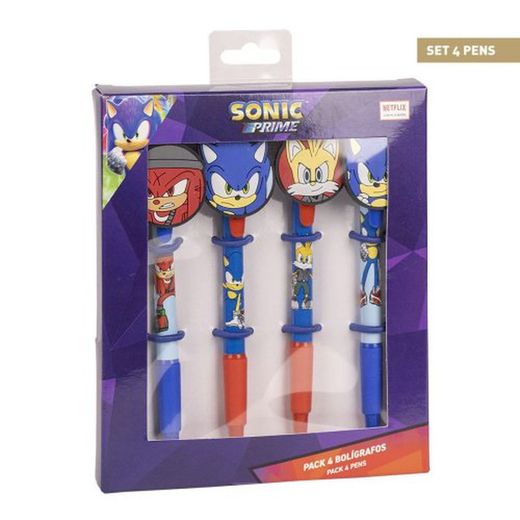 Sonic Prime Set 4 Bolígrafs 760
