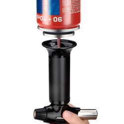 Soplete doméstico para cocina Silver Match. Recargable. Regulador de llama