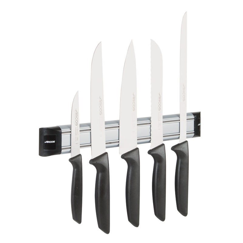 Soporte magnético ARCOS para cuchillos cocina. Cuchillo. Soporte Magnetico  300X45Mm. — Ferretería Roure Juni