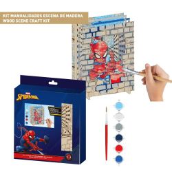 Homem-Aranha em Madeira para Colorir R-1728
